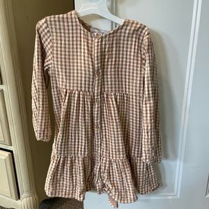 Zara girls long sleeve dress